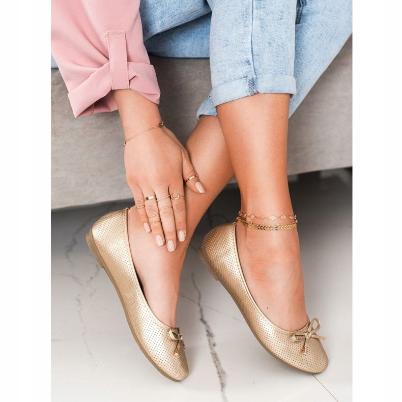 Clowse Arany balerina aranysárga 2