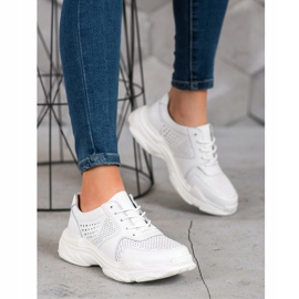 Filippo Klasszikus bőr cipők fehér 1