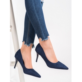 Small Swan Alkalmi magas sarkú cipő kék 1 Small Swan Alkalmi magas sarkú cipő kék 1