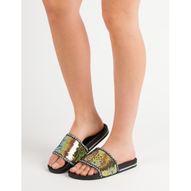 Seastar Flitter papucs sokszínű sárga 2