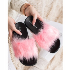 SHELOVET Stílusos papucs rózsaszín 2 SHELOVET Stílusos papucs rózsaszín 2