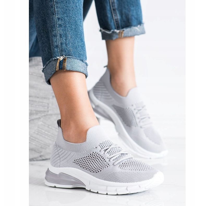 Filippo Fűzős, áttört cipők szürke 2