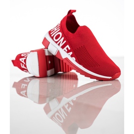 Filippo Divat Slip-On Cipők piros 1