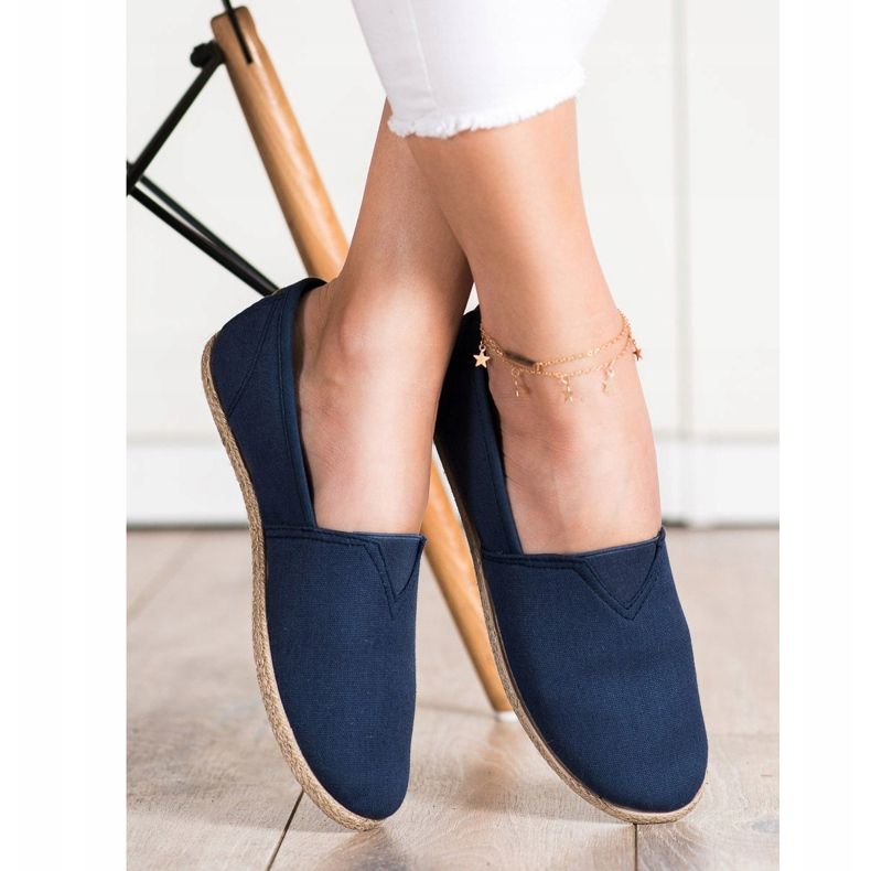 MCKEYLOR Alkalmi Slipons sötétkék kék 1