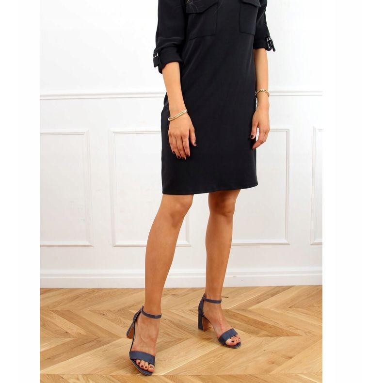 Kék magas sarkú szandál 8741 Kék 1