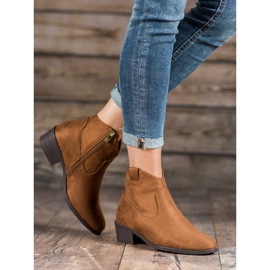 Filippo Velúr cowboy csizma barna 1