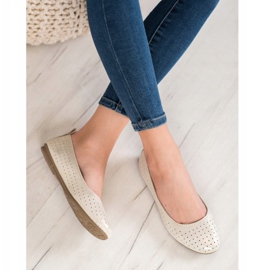 SHELOVET Áttört balerinák aranysárga 1