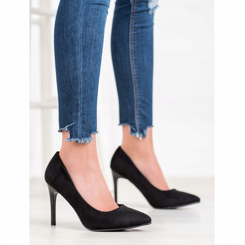 Gogo Stílusos fekete magassarkú 2