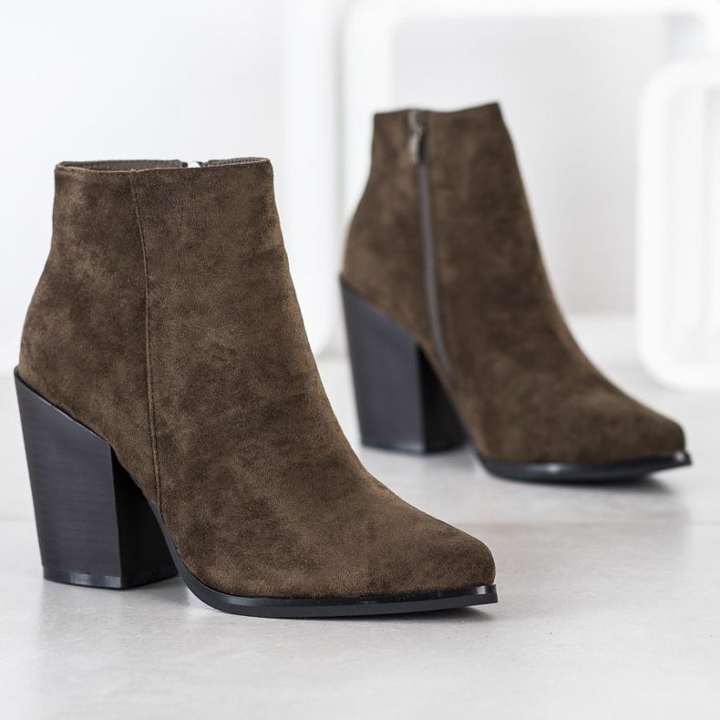 Marquiz Csizma egy széles poszton zöld 1