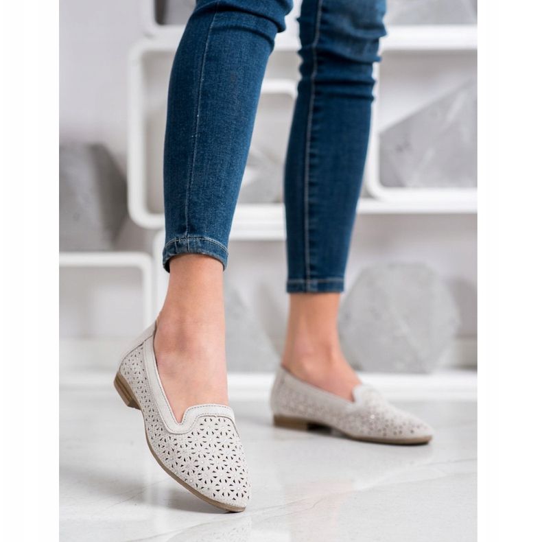 Filippo Bőr urak köbös cirkóniummal szürke 2