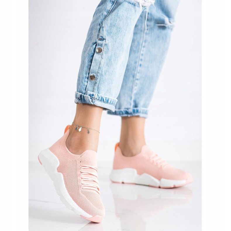 Női cipők Big Star DD274577 rózsaszín 1