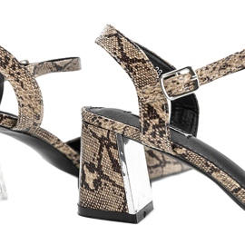 Szivattyúzza a kígyóbőr mintát az Anita blokkon bézs 1