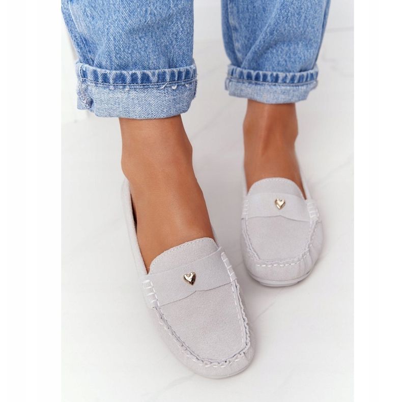 S.Barski Női velúr cipők S. Barski szürke 1