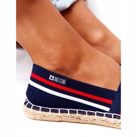 Női Espadrilles Big Star HH274483 Navy Blue kék 4
