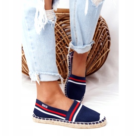 Női Espadrilles Big Star HH274483 Navy Blue kék 3