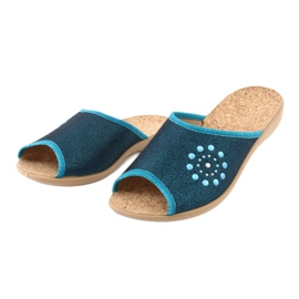 Befado női cipő pu 254D105 kék kék 3