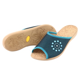 Befado női cipő pu 254D105 kék kék 4