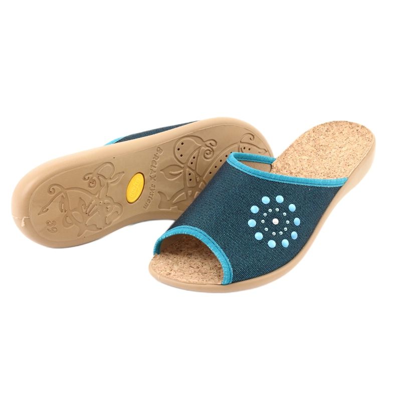 Befado női cipő pu 254D105 kék kék 4