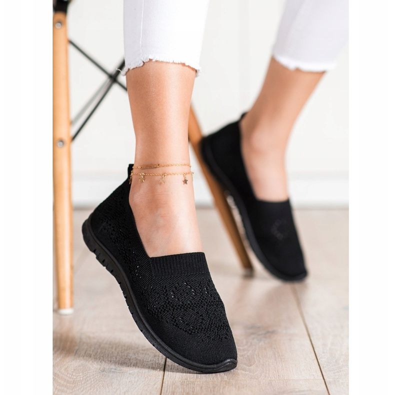 Áttört Slipony MCKEYLOR fekete 1 Áttört Slipony MCKEYLOR fekete 1