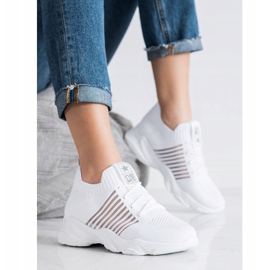 SHELOVET Világos fehér sportcipő 2