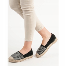 Vices Espadrillák köbös cirkónium satuval fekete 2 Vices Espadrillák köbös cirkónium satuval fekete 2