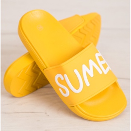 SHELOVET Gumi papucs sárga 1