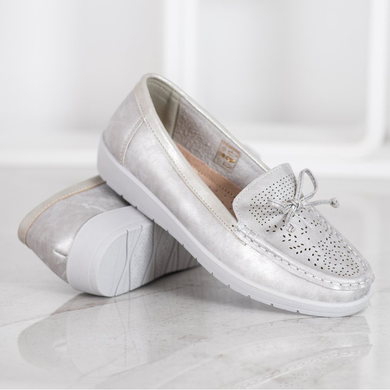 SHELOVET Kényelmes naplopók szürke 1