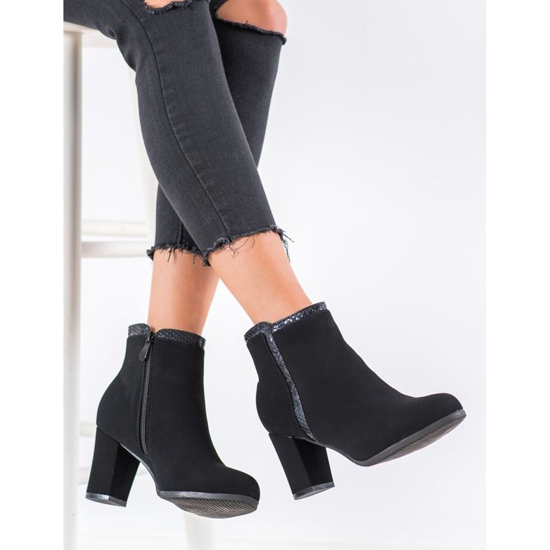 Weide Stílusos csizma fekete 1