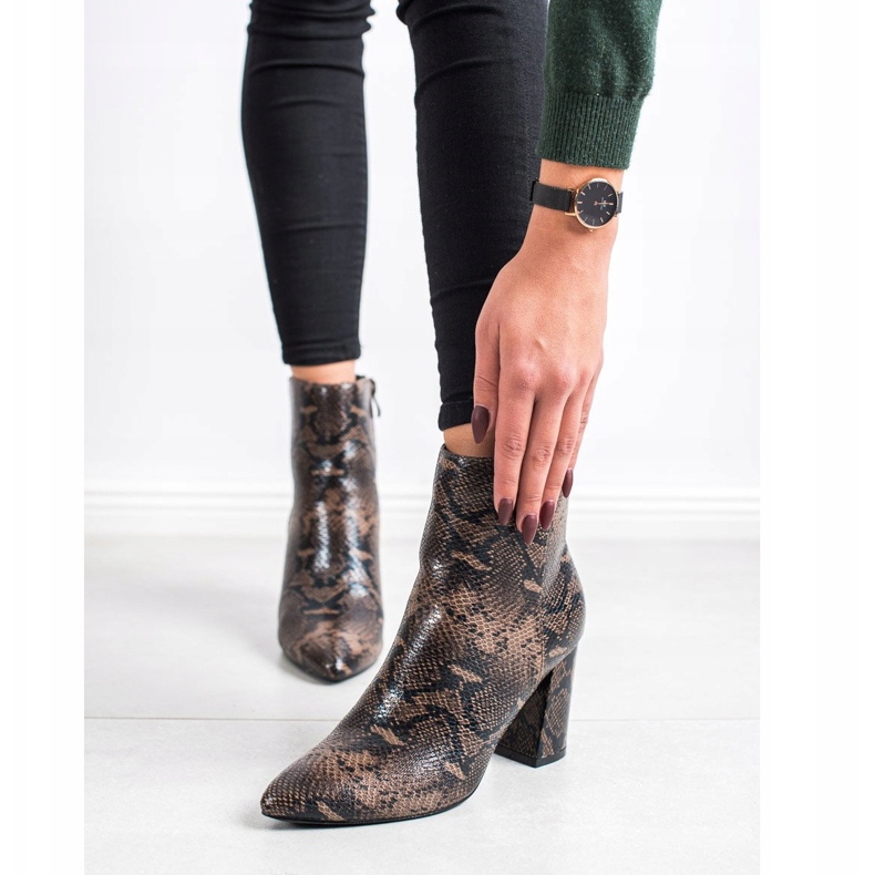 Goodin Csizma Spitz Snake Printben sokszínű 1