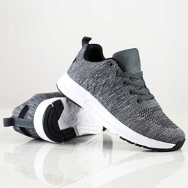 SHELOVET Könnyű fűzős cipők szürke 1