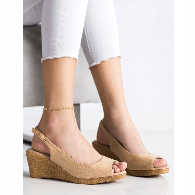 Goodin Alkalmi ék szandál barna 1