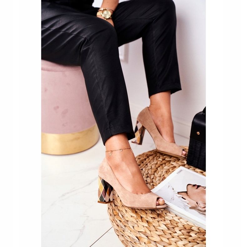 Női szivattyú Sergio Leone Suede Bézs PB135 Légy az enyém! 1