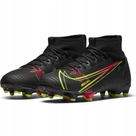 Nike Mercurial Superfly 8 Academy Mg Jr CV1127 090 futballcipő fekete 2