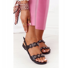 S.Barski Szandál Jets S. Barski 541-52 Fekete színben 2