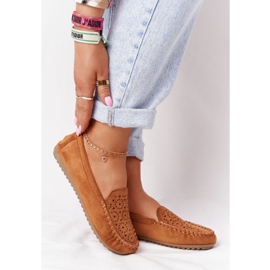 Női Camel Molly velúr cipók barna sokszínű 1