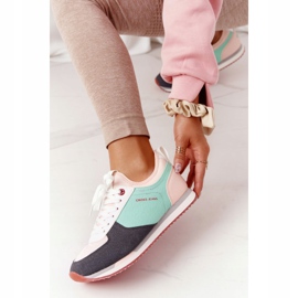 Cross Jeans Sportcipők Memory Foam Cross Farmer HH2R4049C Zöld-rózsaszín 1 Cross Jeans Sportcipők Memory Foam Cross Farmer HH2R4049C Zöld-rózsaszín 1