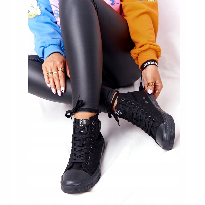 Magasszárú cipők Big Star FF274A170 Fekete 3