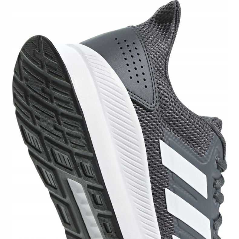 Szürke Adidas Runfalcon férfi cipő F36200 fehér 3