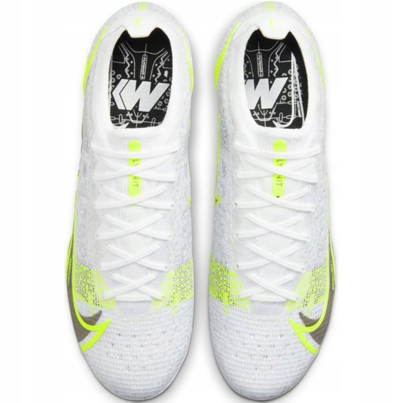 Nike Mercurial Vapor 14 Elite Fg CQ7635 107 futballcipő fehér 2