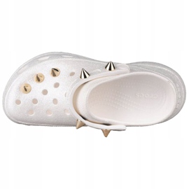 Crocs Classic Bae Glitter Stud Clog W 206783-100 fehér aranysárga 2 Crocs Classic Bae Glitter Stud Clog W 206783-100 fehér aranysárga 2