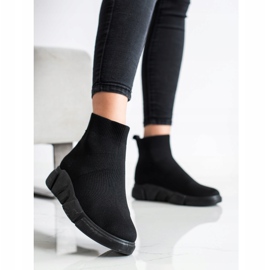 SHELOVET Fekete Slip-On cipők 1