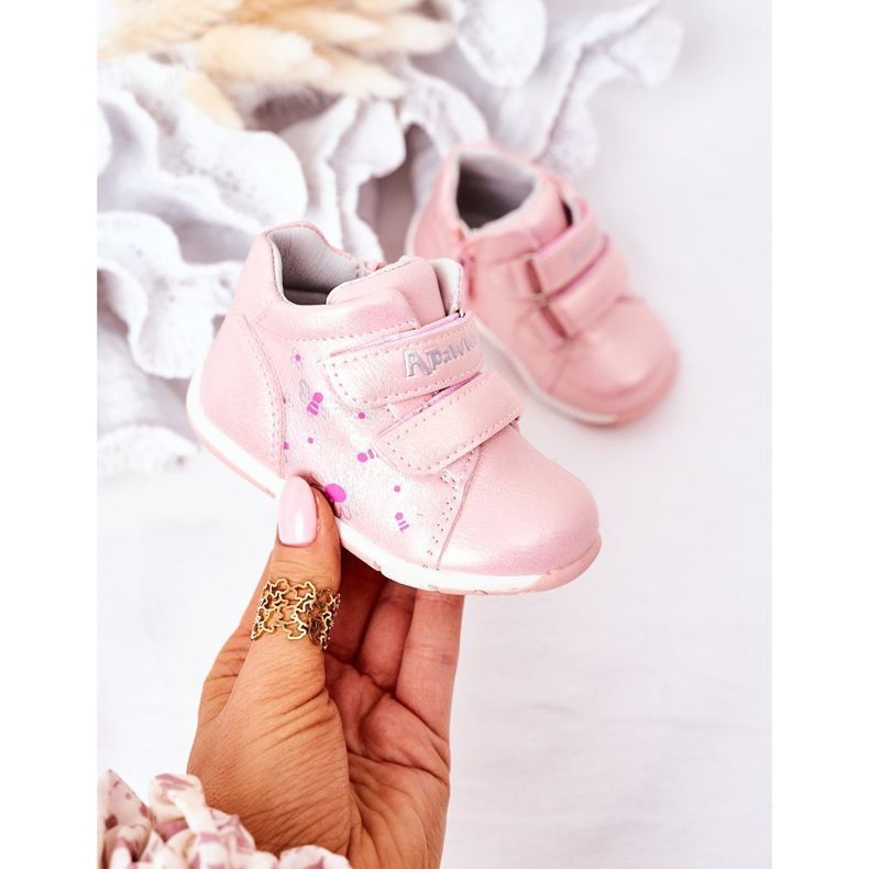 Apawwa Gyermek Brogues tépőzárral Pink Milo rózsaszín 2 Apawwa Gyermek Brogues tépőzárral Pink Milo rózsaszín 2