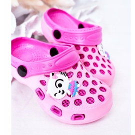 Gyermek habpapucs Crocs Pink Jupiter rózsaszín 1