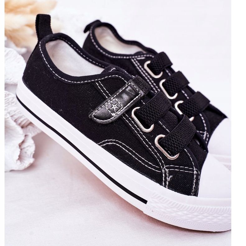 EVE Black Bosszúállók Gyerekcipők tépőzárral fekete 1