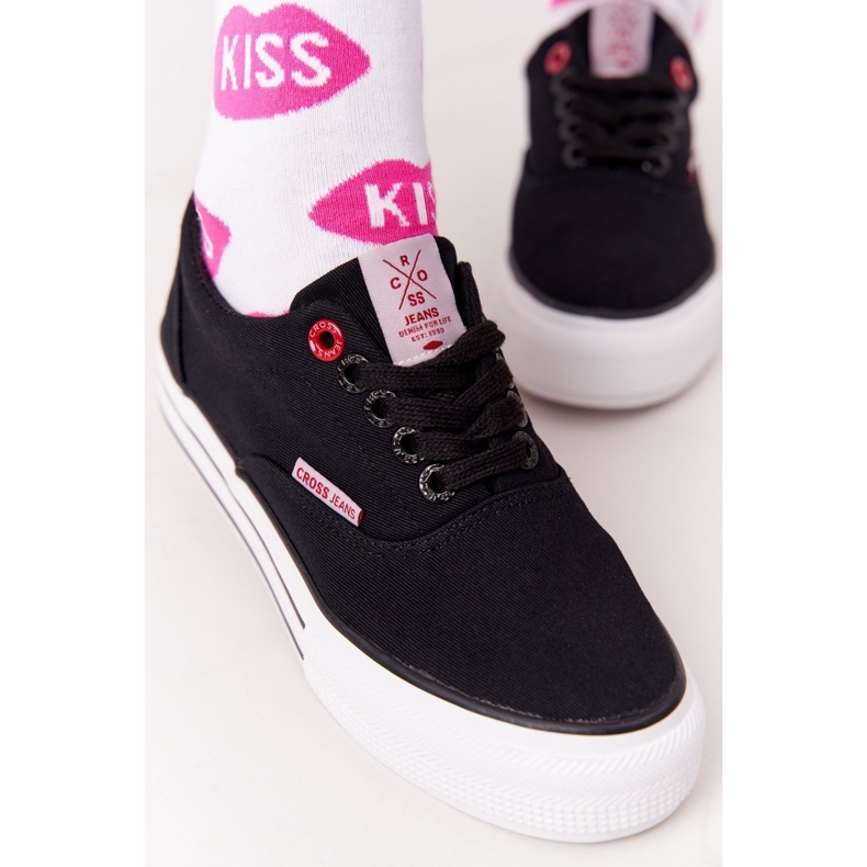 Női cipők On The Cross Jeans FF2R4002C Czarme platform fekete 1