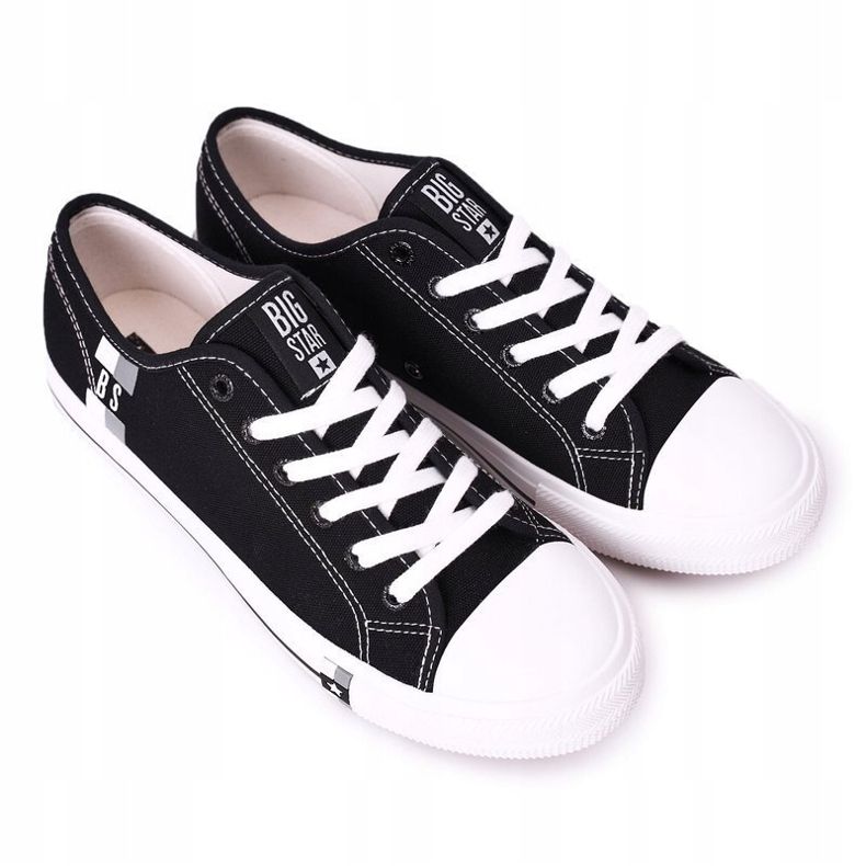 Férfi fekete Big Star HH174323 cipők 2