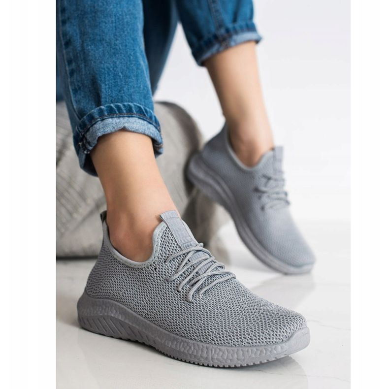 SHELOVET Textil sportcipő szürke 2