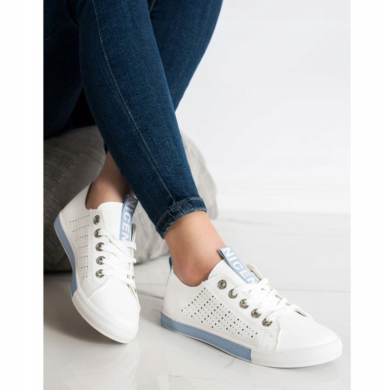 Bella Paris Cipők Eco bőrrel fehér 1