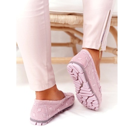 Rio Flore Környezetbarát Bőrcipők Rózsaszín 4