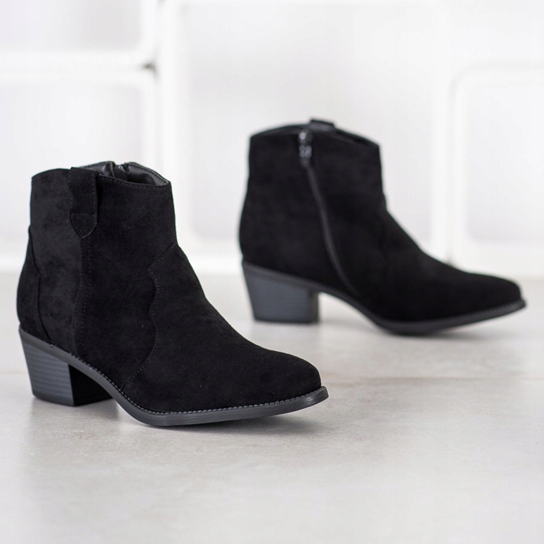 Cm Paris Klasszikus cowboy csizma fekete 1